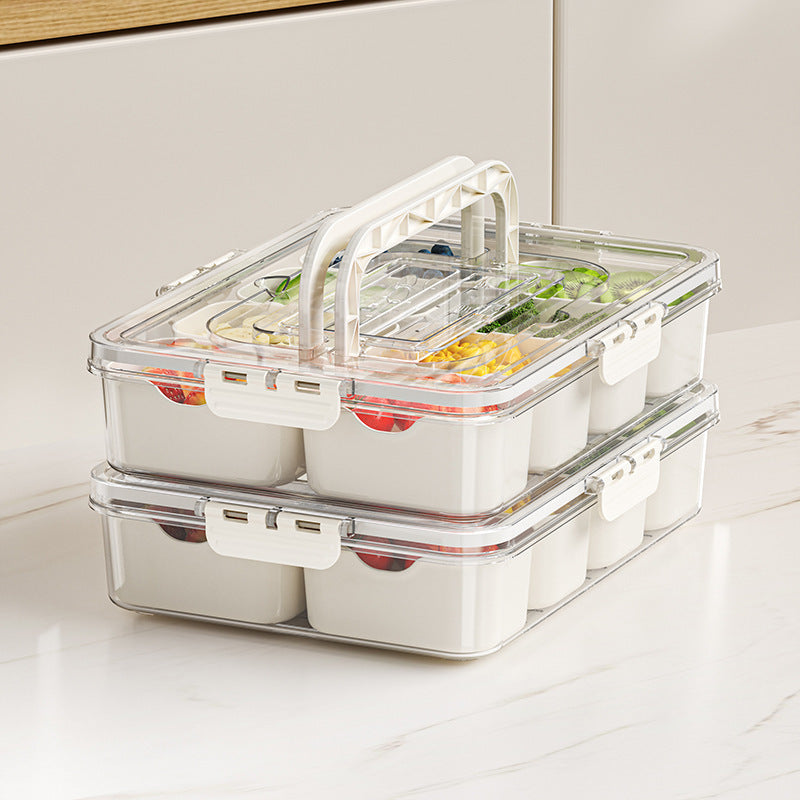 8-Grid Serving Tray & Organizer