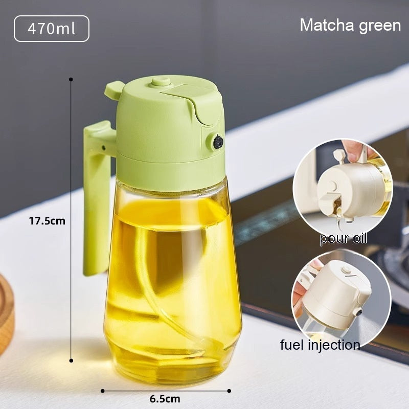 2-in-1 Olive Oil Sprayer Dispenser For Cooking