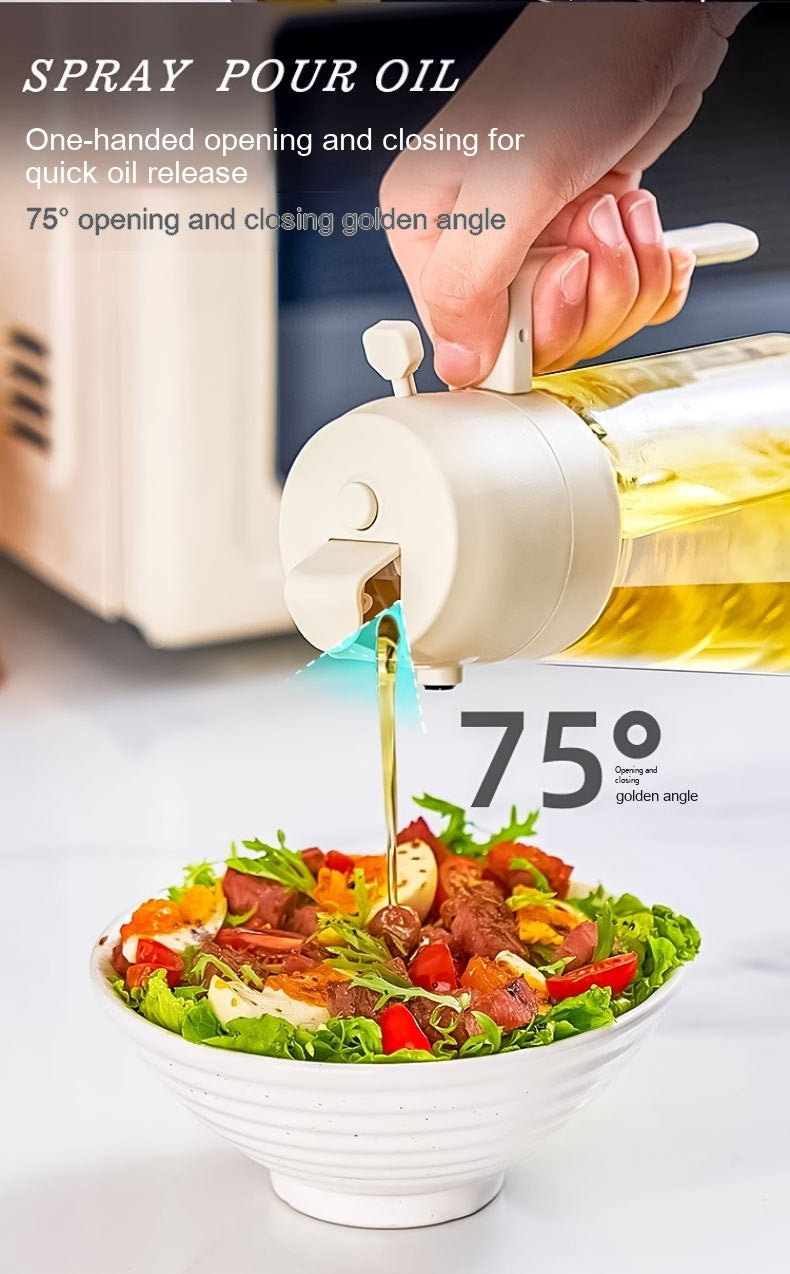 2-in-1 Olive Oil Sprayer Dispenser For Cooking