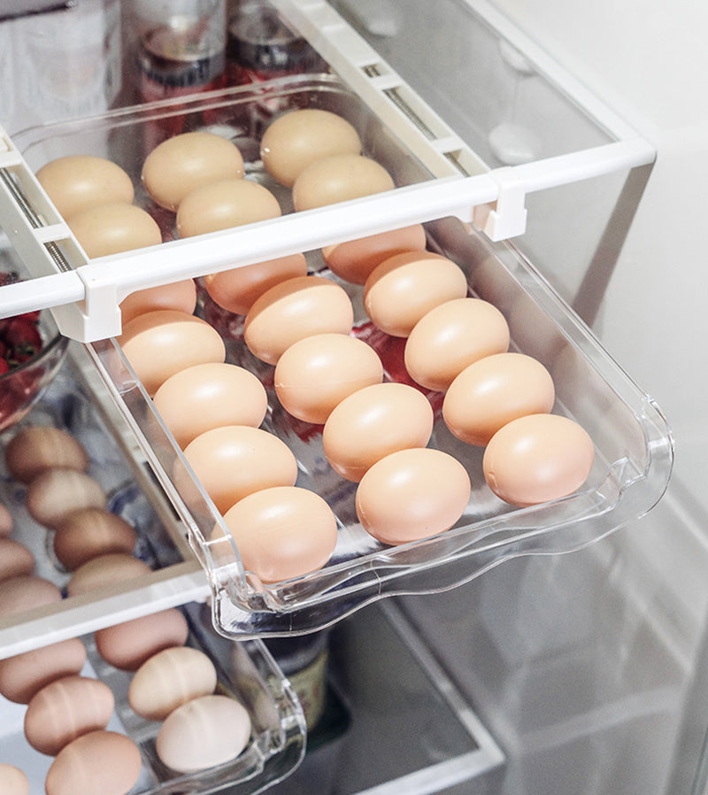 Adjustable Kitchen Fridge Storage Rack