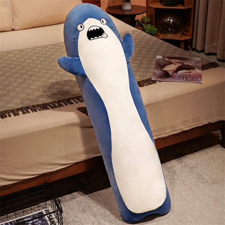 Shark Strip Throw Pillow Plush Toy