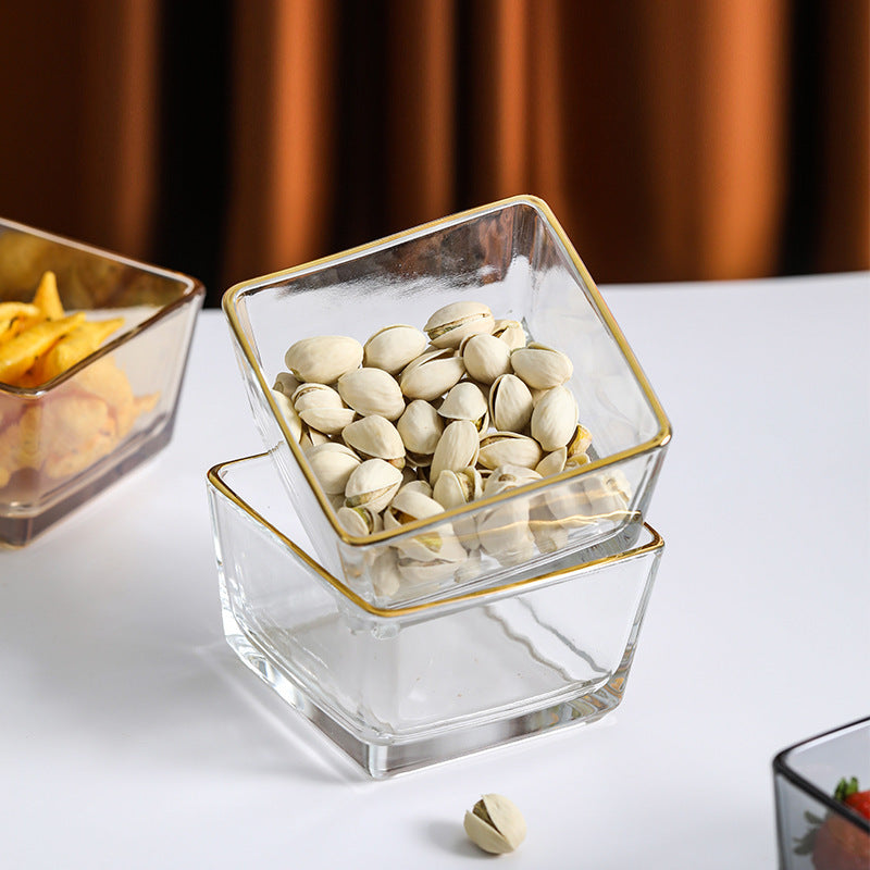 Bamboo & Wood Divided Snack Tray