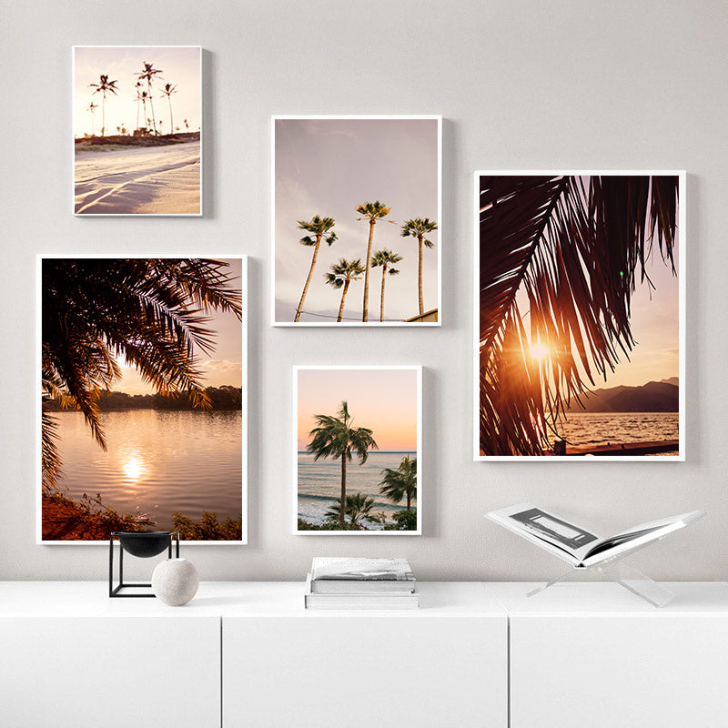 Coastal Sunrise Nature Landscape Wall Poster