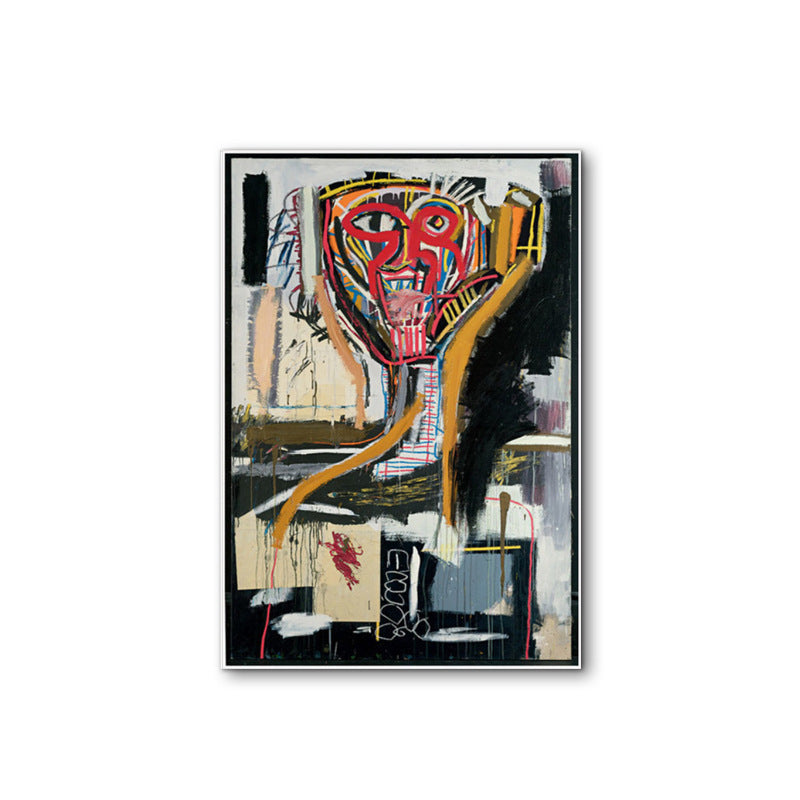 Abstract Graffiti Frameless Canvas