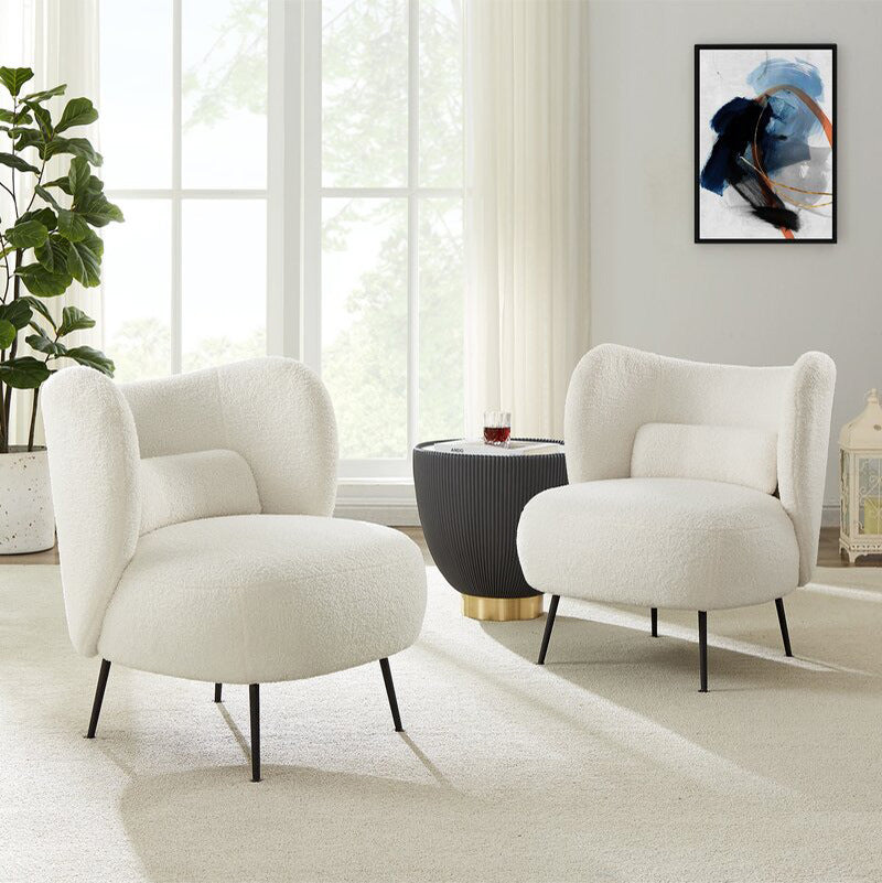 Nordic Living Room Lambswool Couch